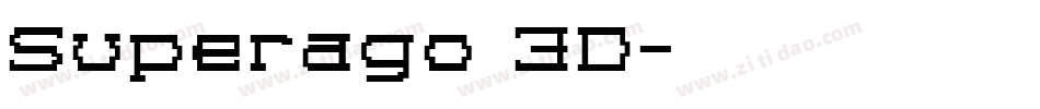 Superago 3D字体转换